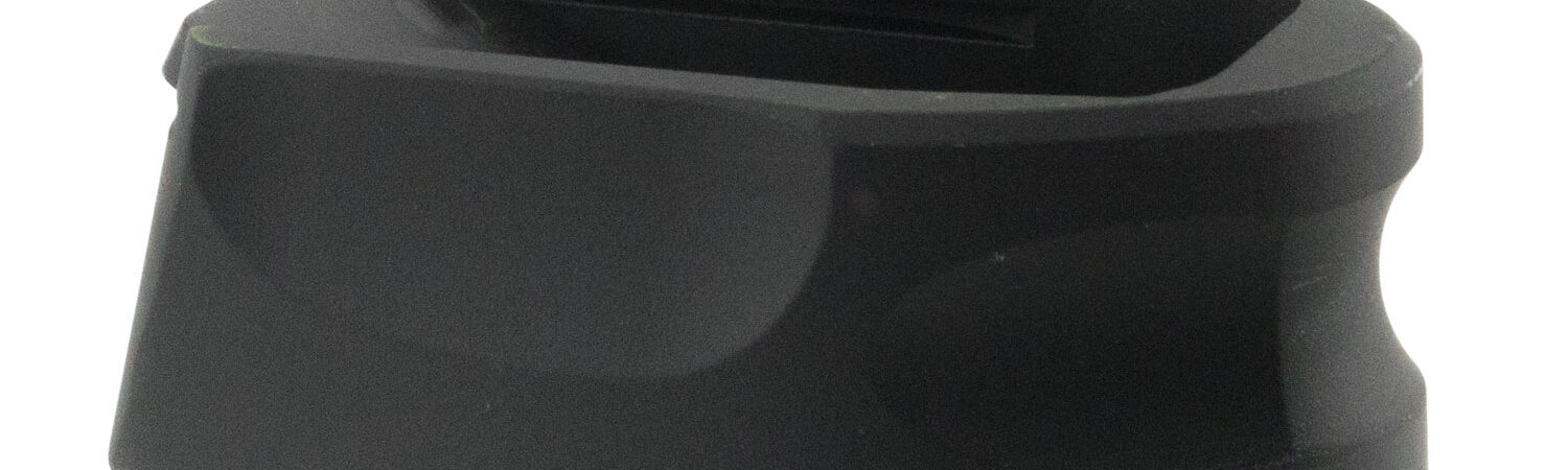 Samson 040603201 Magazine Extension  made of 6061-T6 Aluminum with Hardcoat Anodized Black Finish for 9mm Luger S&W M&P Shield, M&P Shield M2.0 7 & 8 Round Mags (Adds 1rd)