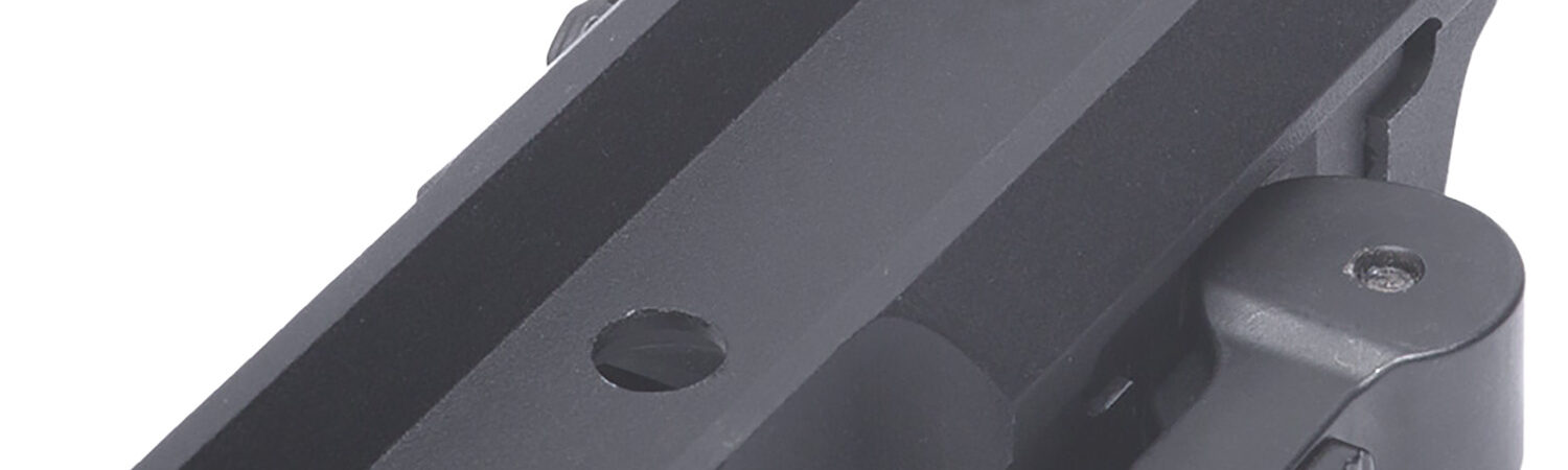 Pulsar PL34000 Locking QD Mount Matte Black Aluminum, Fits AR-15/M16, Weaver/Picatinny Mount