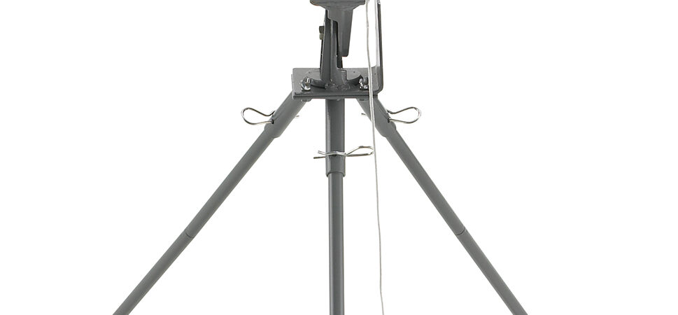 Champion Targets 40906 SKYBird 3/4 Cock Trap w/Tri-Pod Stand Silver Manual Cocking Single