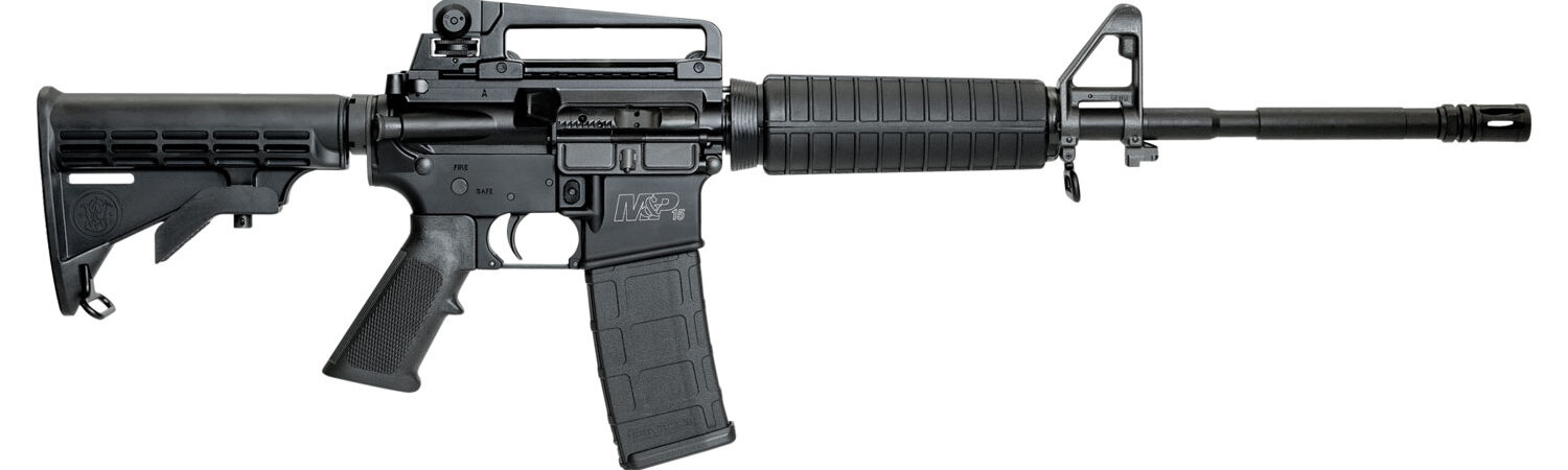 Smith & Wesson LE 311002 M&P15 with Carry Handle 
Semi-Automatic 223 Remington/5.56 NATO 16" 30+1 6-Position Black Stk Black