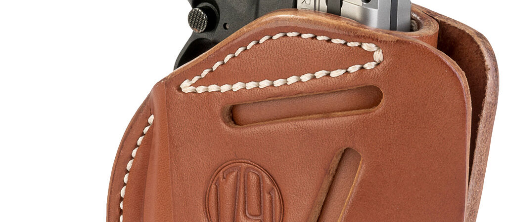 1791 Gunleather 3WH4CBRA 3-Way  IWB/OWB Size 04 Classic Brown Leather Belt Loop Fits Walther PPS Fits Taurus G2C Fits Springfield XD/XDS Ambidextrous Hand