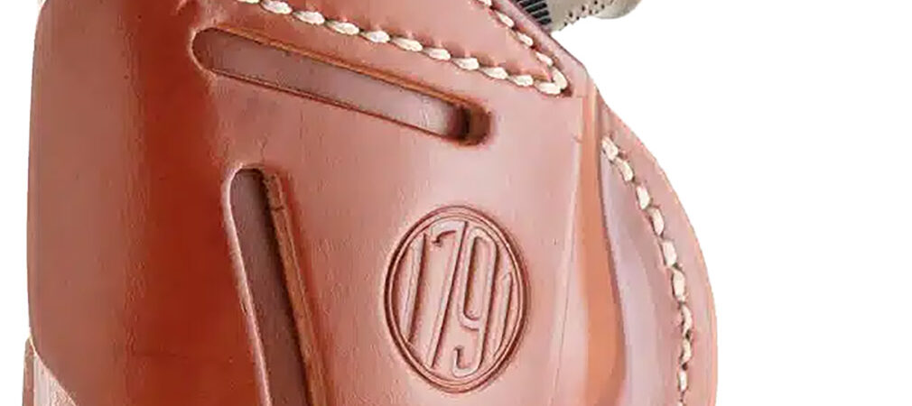 1791 Gunleather 4WH5CBRR 4-Way  IWB/OWB 05 Classic Brown Leather Belt Clip Fits S&W M&P/Springfield XD/Glock 17/HK VP9