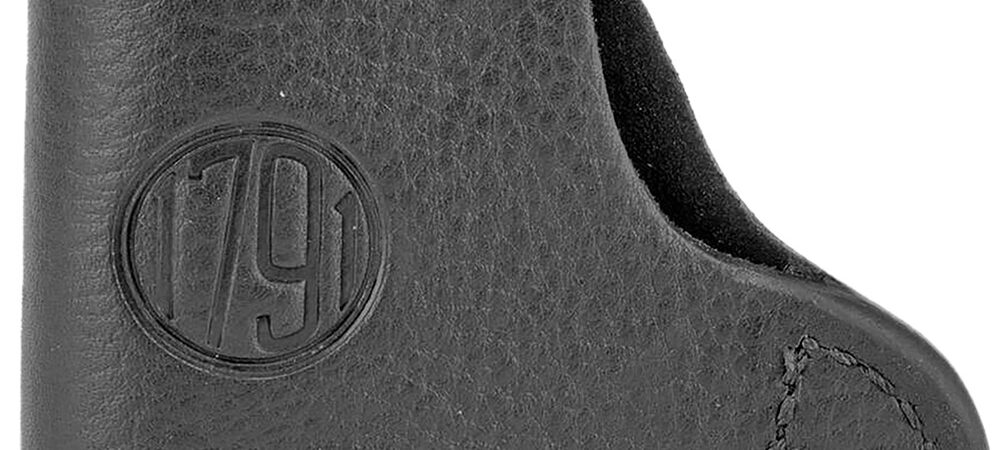 1791 Gunleather SCH0NSBL SCH  IWB Size 0 Night Sky Black Leather Belt Clip/Sig P238/S&W Bodyguard Left Hand