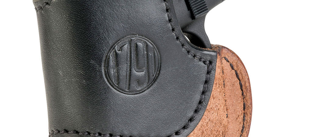 1791 Gunleather RCH3BLBR RCH  IWB Size 03 Black/Brown Leather Belt Clip Compatible w/Ruger LC9/1911/Glock 43/43X Right Hand