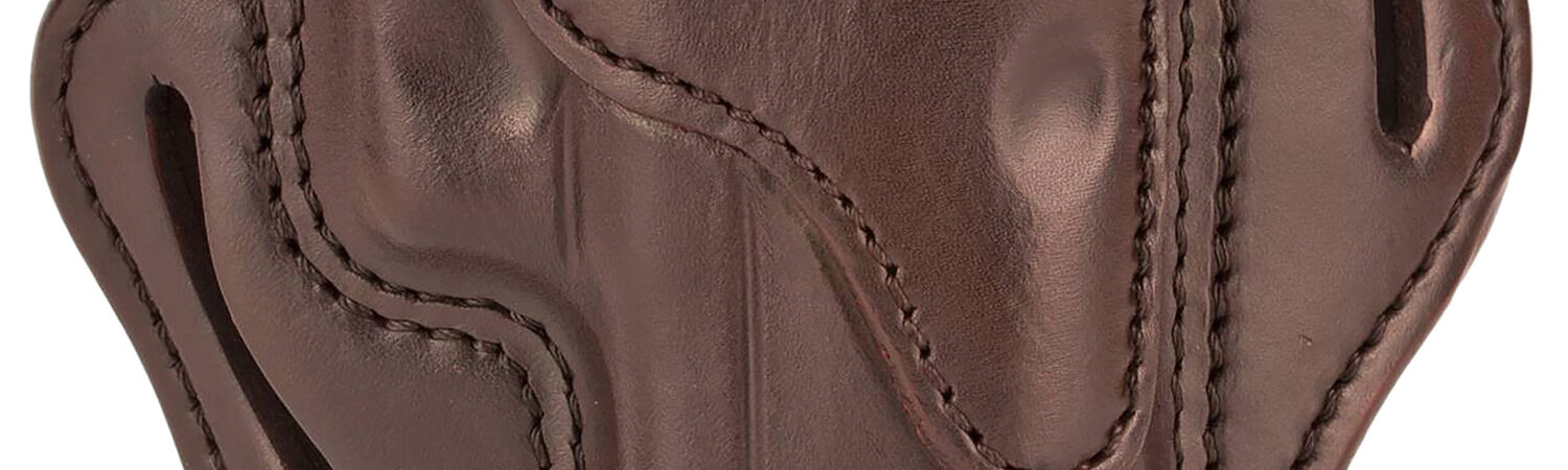 1791 Gunleather BH23SBRR BH2.3  OWB Size 2.3 Signature Brown Leather Belt Slide Compatible w/Glock 17/Sig P226/HK VP9 Right Hand