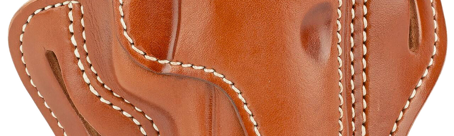 1791 Gunleather BH24SCBRR BH2.4S  OWB 2.4 Classic Brown Leather Belt Slide Fits FN 509/Springfield XD-M/HK VP9SK