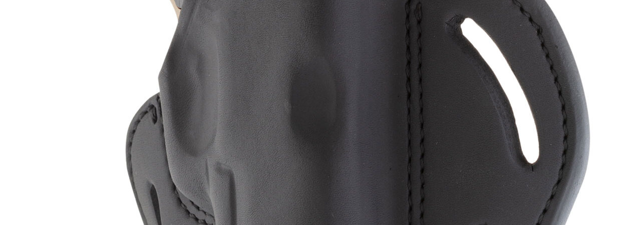 1791 Gunleather BHX5SBLR BHX  OWB 05 Stealth Black Leather Belt Slide Fits Sig P320/Ruger Security-9