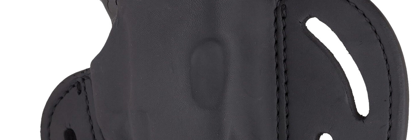 1791 Gunleather BHX5SSBLR BHX  OWB 05S Stealth Black Leather Belt Slide Fits Sig P320 Carry/Springfield XD-M Compact