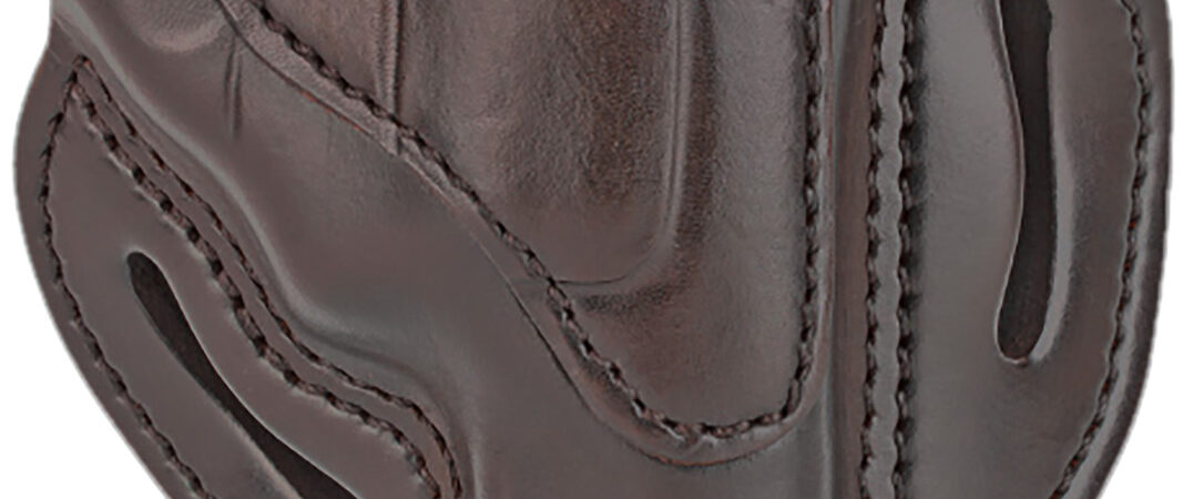 1791 Gunleather RVH2SBRR RVH2  OWB Size 02 Signature Brown Leather Belt Slide Fits Ruger GP100/S&W K Frame Right Hand