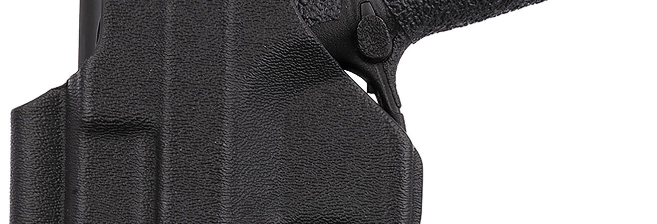 1791 Gunleather TACIWBSHIELDBLKR Tactical Kydex  IWB Black Kydex Belt Clip Fits S&W Shield