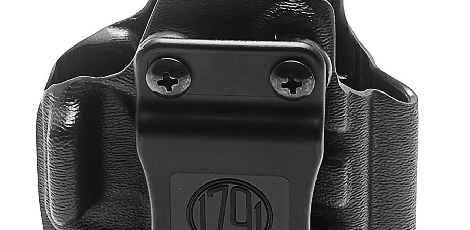 1791 Gunleather TACIWBXDSBLKR Tactical Kydex  IWB Black Kydex Belt Clip Fits Springfield XD-S