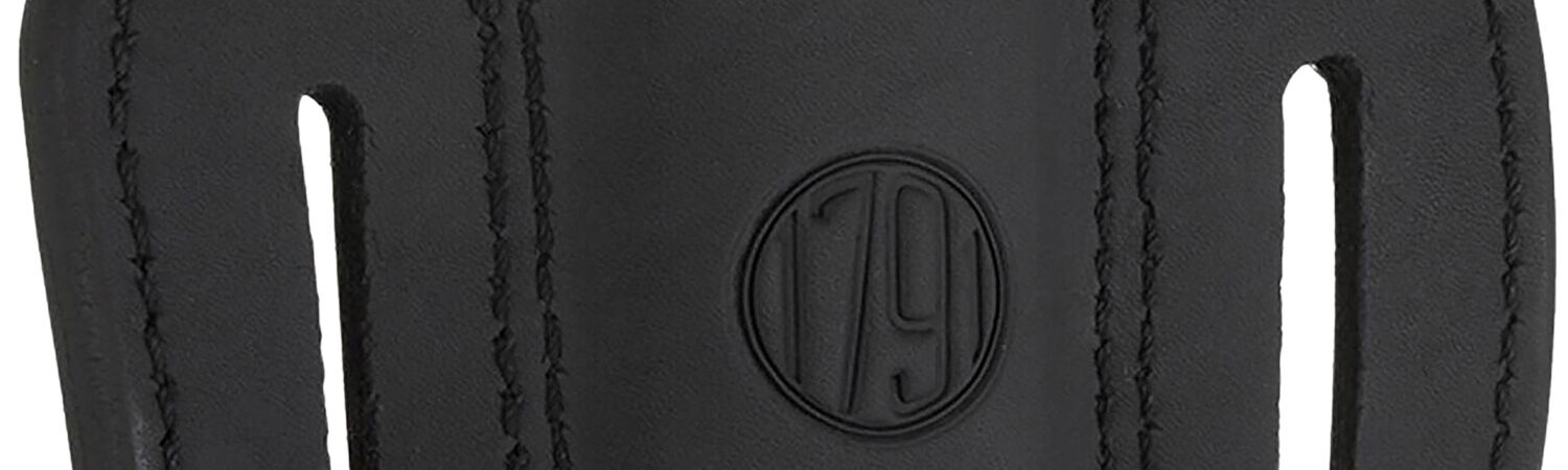 1791 Gunleather MAG11SBLA MAG1.1 Single Mag Holster Stealth Black Leather Belt Slide Compatible w/ Single Stack Ambidextrous