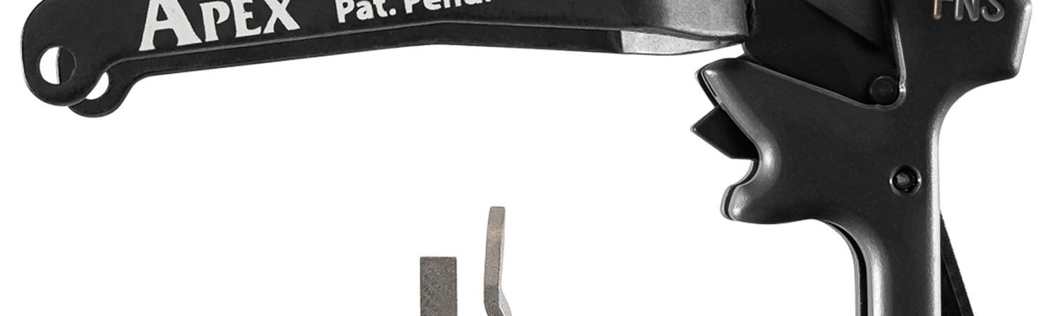 Apex Tactical 119114 Action Enhancement Kit Black Drop-In Trigger Fits FN FNS/FNS Longslide