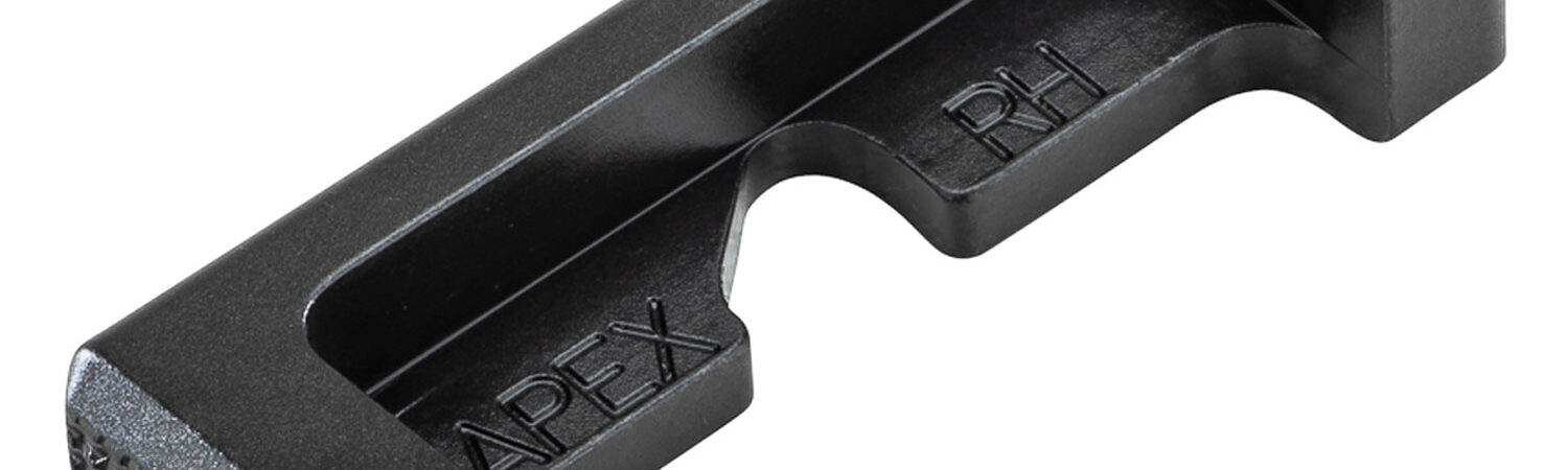 Apex Tactical 116130 Extended Mag Release  CZ P-10C Black Steel