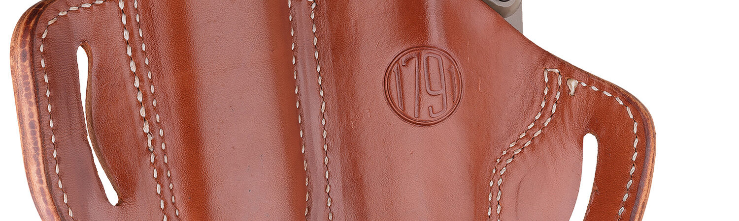 1791 Gunleather BH1M1CBRR BH1M1 Combo OWB 01 Classic Brown Leather Belt Slide Fits 4-5" 1911