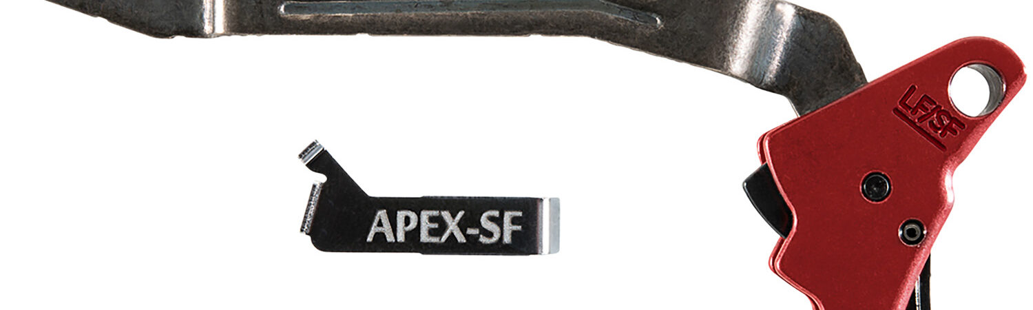 Apex Tactical 102157 Action Enhancement  Black/Red Drop-In Trigger Compatible w/ Glock 43/43X/48 Right Hand