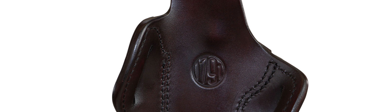 1791 Gunleather ORBH1SBRR BH1 Optic Ready OWB Size 01 Signature Brown Leather Belt Slide Fits 5" 1911 Right Hand