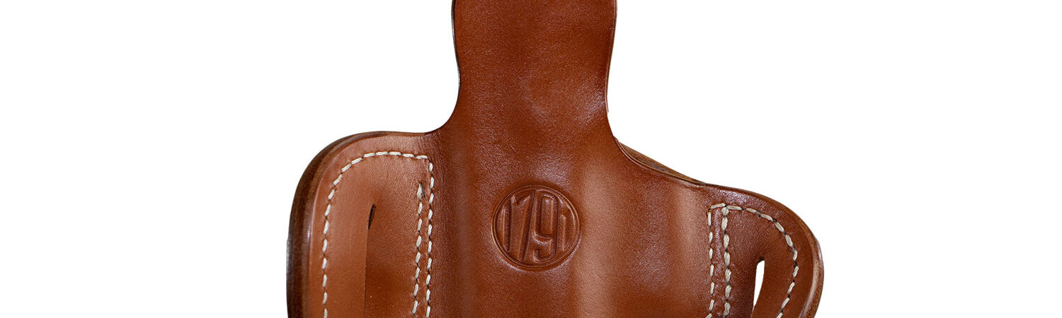 1791 Gunleather ORBH21CBRR BH2.1 Optic Ready OWB Size 2.1 Classic Brown Leather Belt Slide Compatible w/Glock 17/S&W M&P Shield/Springfield XD Right Hand