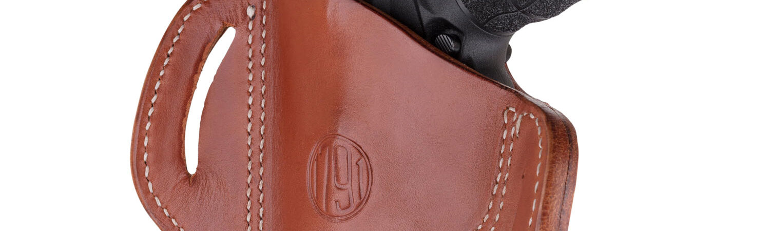 1791 Gunleather ORBH24SCBRR BH2.4S Optic Ready OWB Size 2.4S Classic Brown Leather Belt Slide Fits FN 509 Fits HK VP9SK Right Hand