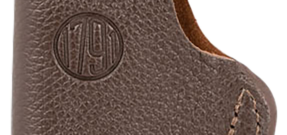 1791 Gunleather FCD1BRWR Fair Chase  IWB Size 01 Classic Brown Deer Hide Belt Clip Fits Ruger LCP 380/S&W Bodyguard Right Hand