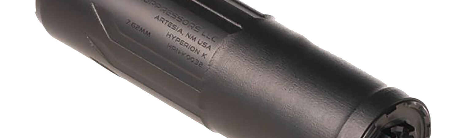 CGS SUPPRESSORS CGS-HYPERION-K Hyperion K Compact 7.62x39mm 6.37" Black Anodized 1.75"