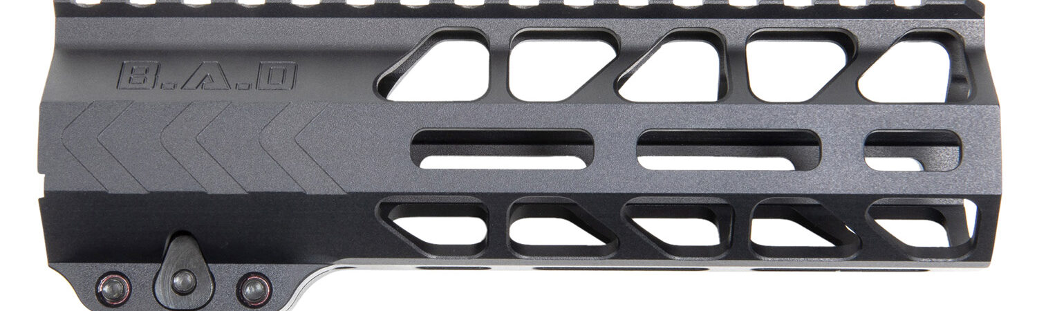 Battle Arms Development BAD-WH6.7-MLOK Workhorse Handguard 6.70" M-LOK, Free-Floating Style Made of 6061-T6 Aluminum with Black Anodized Finish for AR-15, AR-10