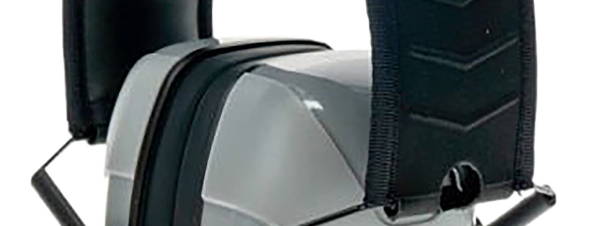 Caldwell 1103305 Passive Low-Profile Muff 24 dB Over the Head Gray/Black Adult