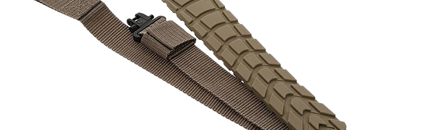 Caldwell 1131996 Max Grip Slim Sling Flat Dark Earth 20"- 41" OAL Adjustable Rifle