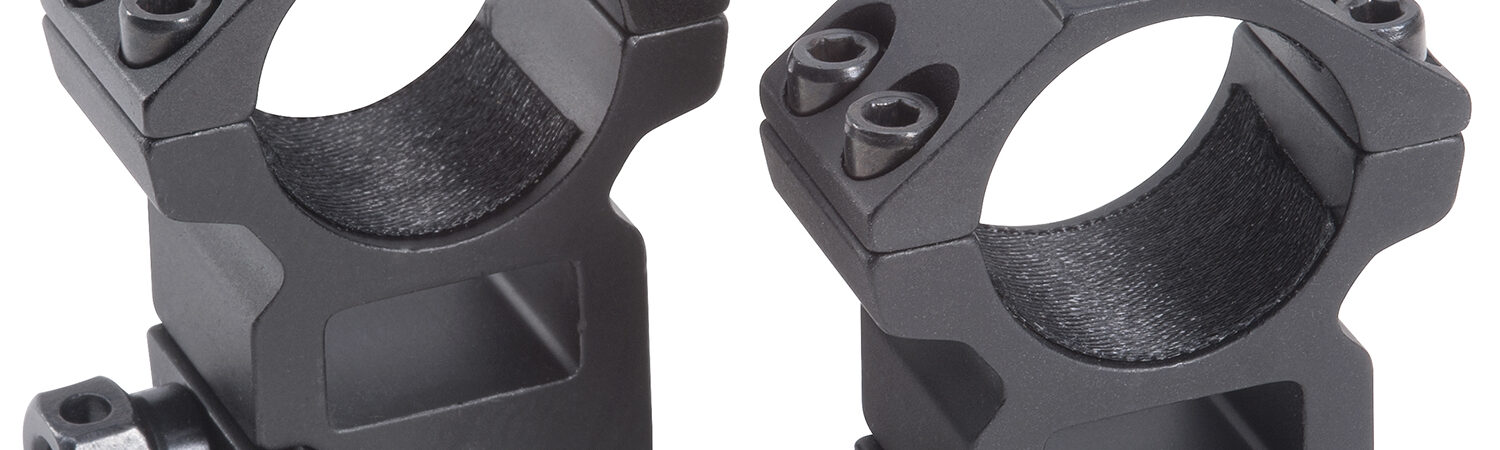 Traditions A764H Tactical Rings  30mm High Weaver Mount Matte Black