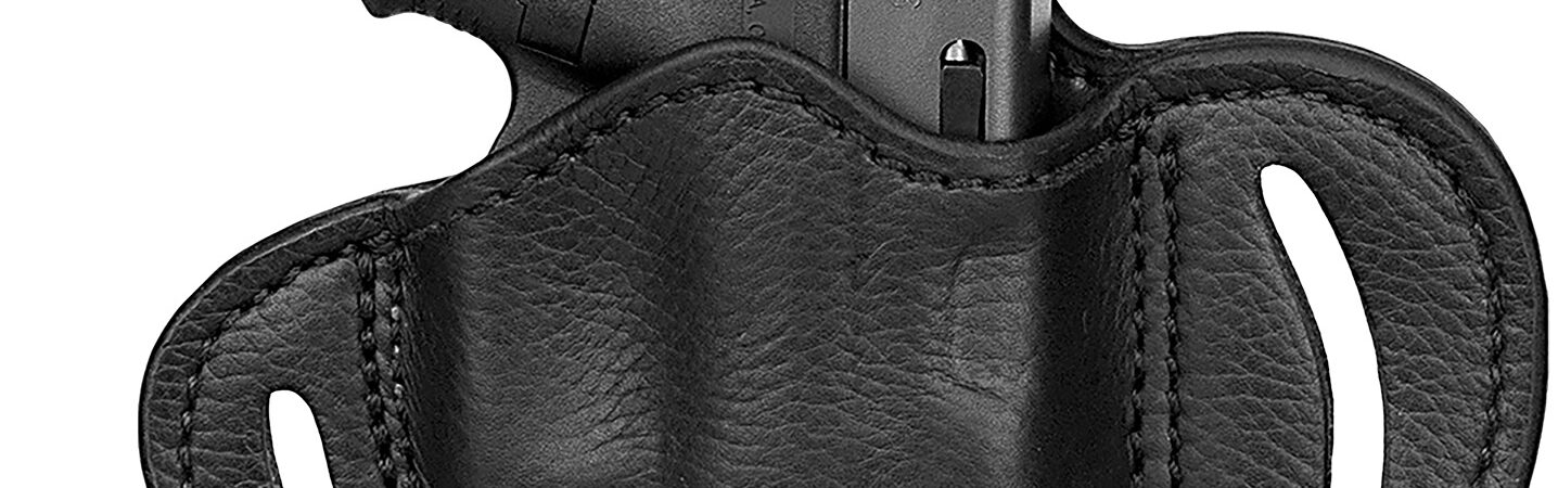 1791 Gunleather UCBH21NSBR Ultra Custom  OWB Size 2.1 Night Sky Black Leather Belt Slide Compatible w/Glock 17/S&W M&P Shield/Springfield XD Right Hand