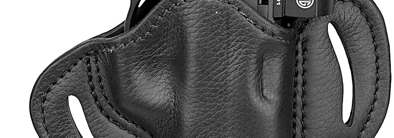 1791 Gunleather UCBH24NSBR Ultra Custom  OWB Size 2.4 Night Sky Black Leather Belt Slide Fits Sig P320 Fits Springfield XD-M Right Hand