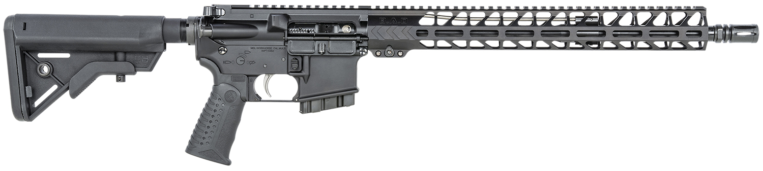 Battle Arms Development WORKHORSE 017-CA Workhorse *CA Compliant 223 Wylde 16" 10+1 Black Anodized Black 6 Position B5 Bravo Adjustable Stock Black Polymer Grip Right Hand