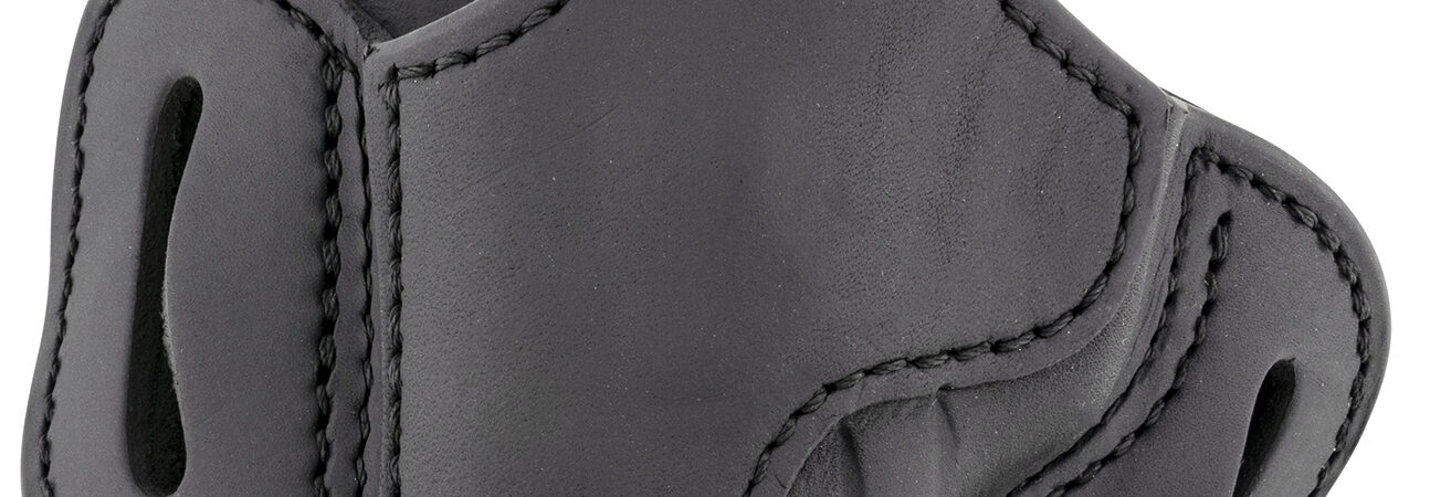 1791 Gunleather ORBH24SSBLL BH2.4S Optic Ready OWB Size 2.4S Stealth Black Leather Belt Slide Fits FN 509/HK VP9SK Left Hand