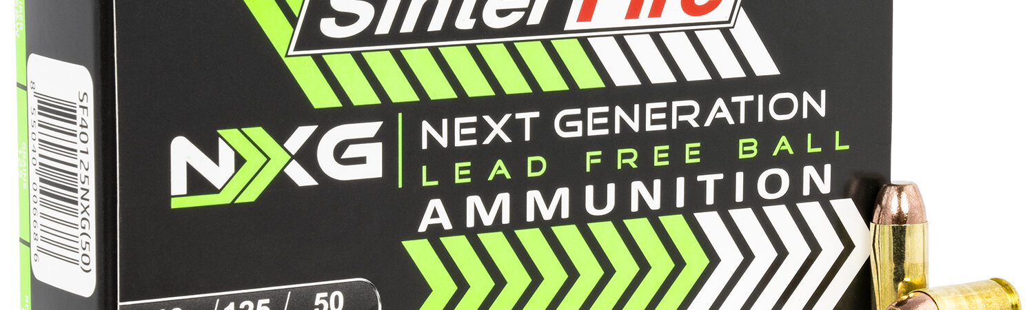 SinterFire Inc SF40125NXG Next Generation (NXG)  40S&W 125gr Lead Free Ball 50 Per Box/20 Case
