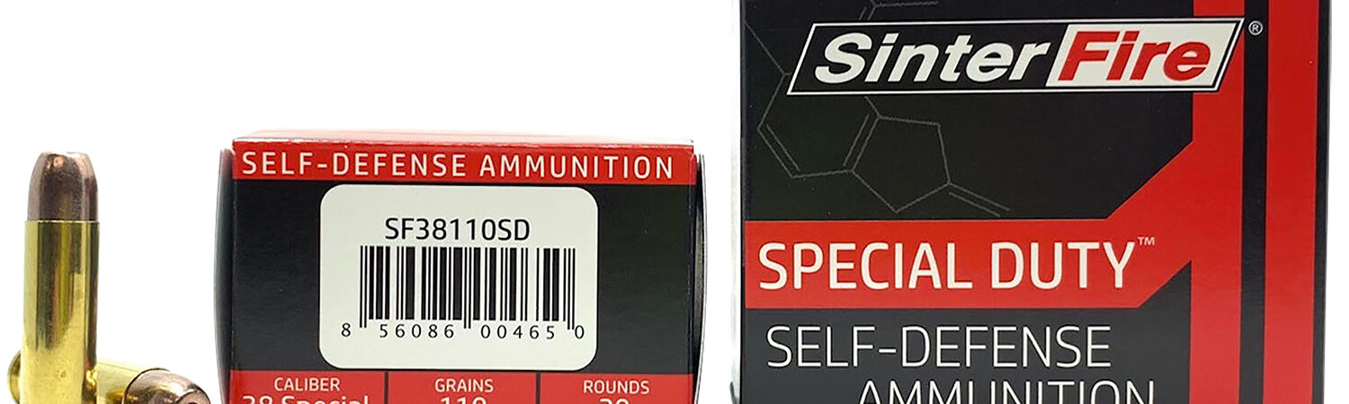 SinterFire Inc SF38110SD Special Duty (SD)  38Special 110gr Lead Free Frangible Hollow Point 20 Per Box/10 Case