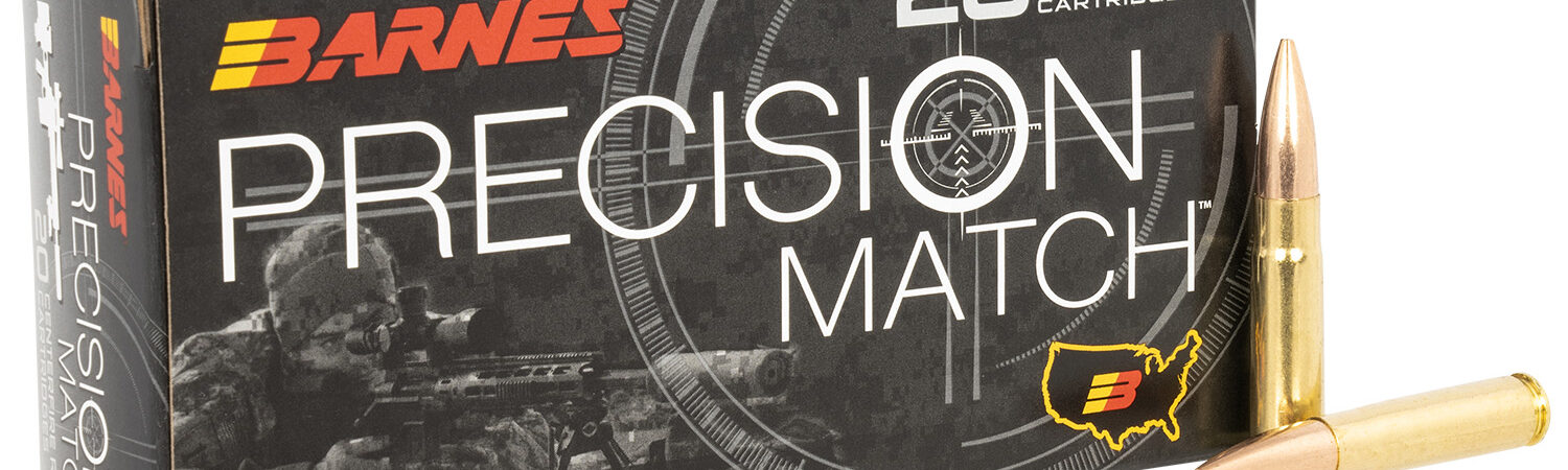 Barnes Bullets 32134 Precision Match  300Blackout 220gr Match Burner OTM BT 20 Per Box/10 Case