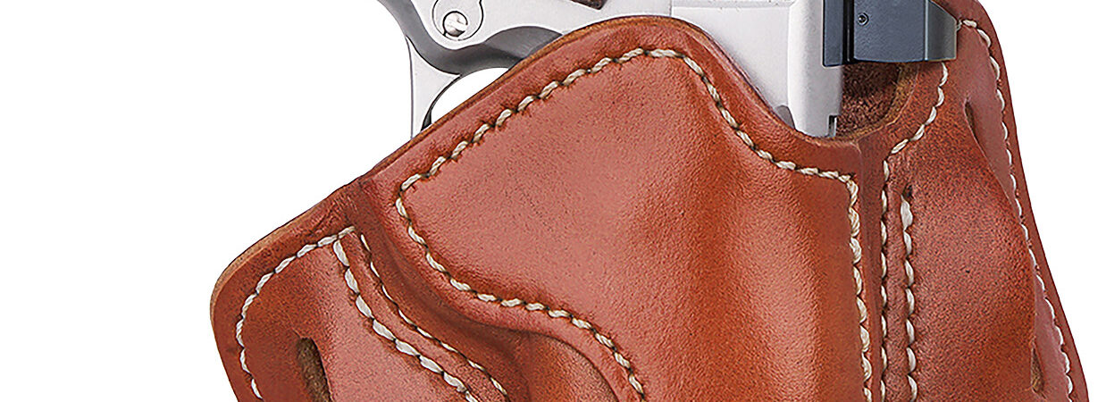 1791 Gunleather ORBH1SCBRR BH1S Optic Ready OWB Classic Brown Leather Belt Slide Fits 1911 Fits 3.5-4.25" Barrel Right Hand