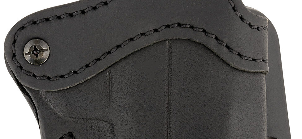 1791 Gunleather ORPDH23SBLR Paddle Holster Optic Ready OWB Size 2.3 Signature Brown Leather Paddle Fits Glock 17 Fits Walther PPQ Right Hand