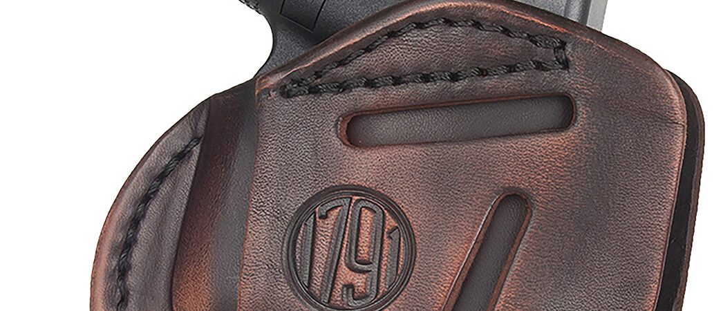 1791 Gunleather 3WH3VTGA 3-Way  IWB/OWB Size 03 Vintage Leather Belt Loop Fits Ruger LC9 Fits Glock 26 Ambidextrous Hand