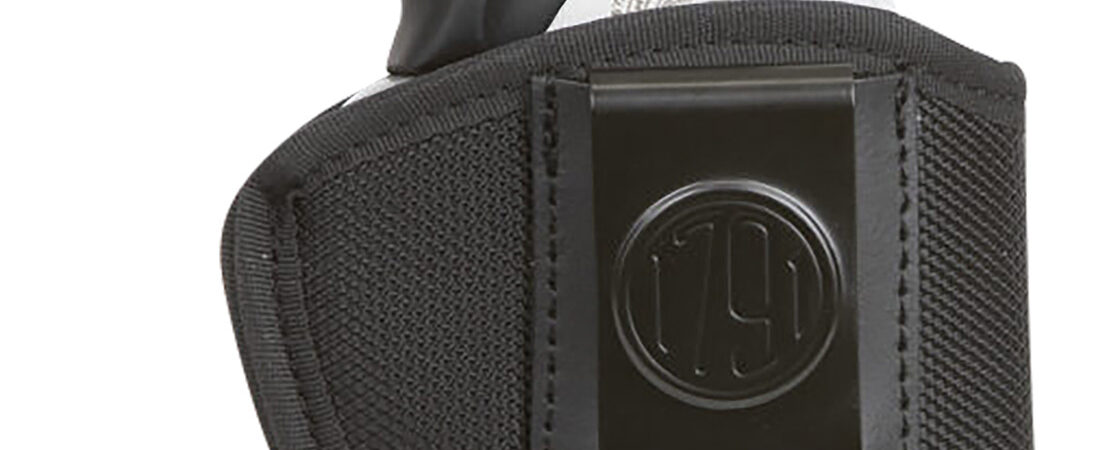 1791 Gunleather PNIWB2BLKL Premium Nylon  IWB Size 02 Black Ballistic Nylon Belt Clip Left Hand