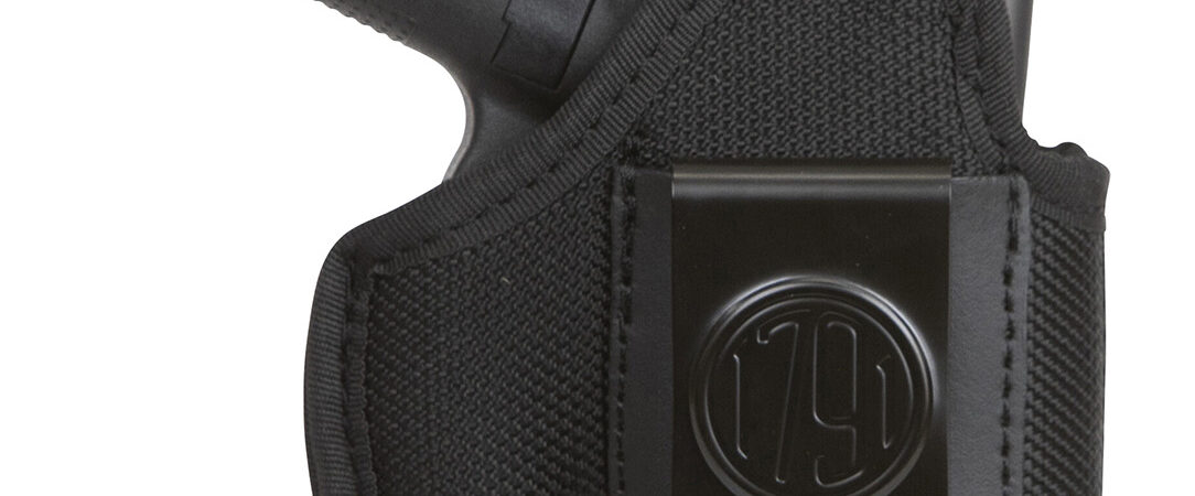 1791 Gunleather PNIWB3BLKL Premium Nylon  IWB Size 03 Black Ballistic Nylon Clip-On Left Hand