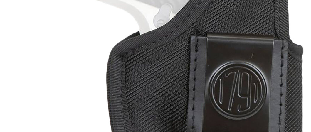 1791 Gunleather PNIWB4BLKL Premium Nylon  IWB Size 04 Black Ballistic Nylon Clip-On Left Hand
