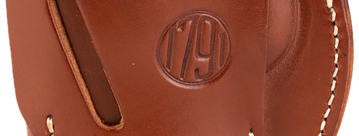 1791 Gunleather 3WH6CBRA 3-Way  IWB/OWB Size 06 Classic Brown Leather Belt Loop Fits Beretta 92 Fits Walther PPQ Fits Sig P320 Ambidextrous Hand