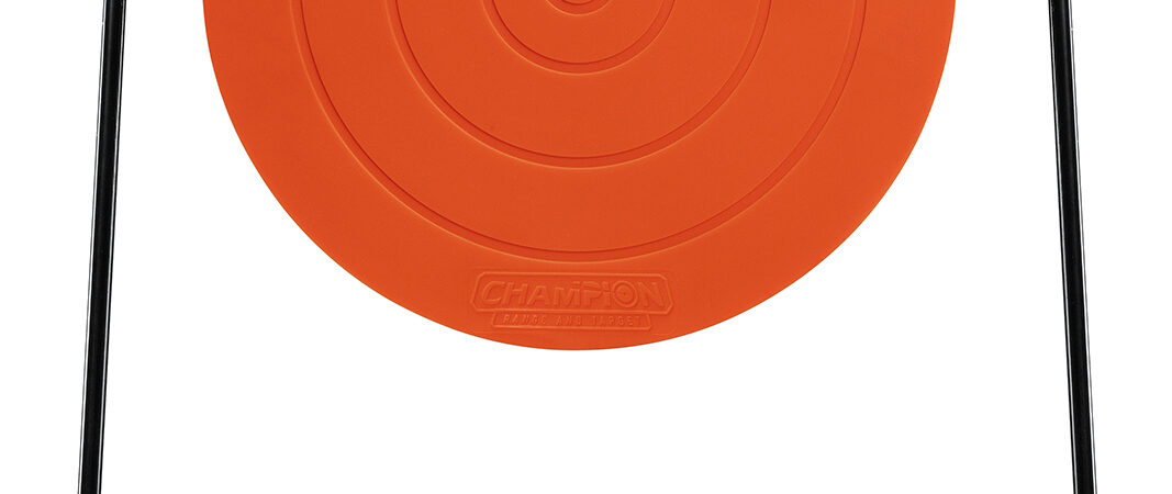 Champion Targets 40867 Gong  Champion Centerfire Hanging Metal Target/ Black/Orange