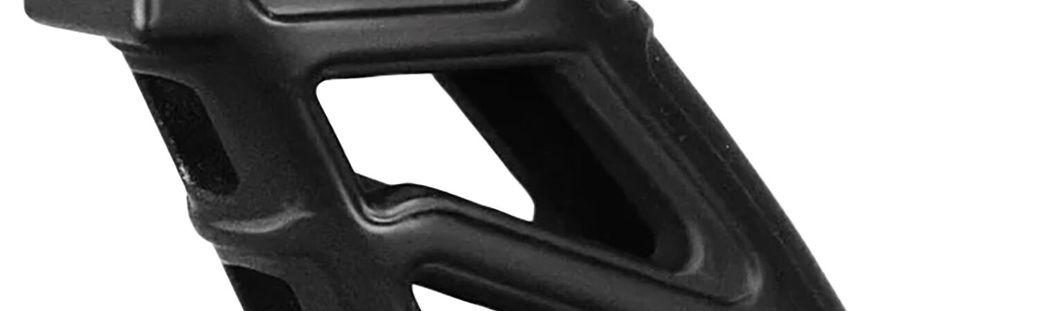 ADAPTIVE TACTICAL AT01900 Lightweight Tactical Grip (LTG)  Skeletonized Black Polymer, 25 Degree Grip Angle, Fits AR Platform