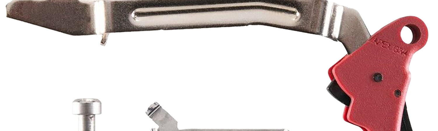Apex Tactical 102P155 Action Enhancement  Slim Red Drop-In Compatible w/Glock Gen3-4 17/19/22-27/31/32/33/34/35