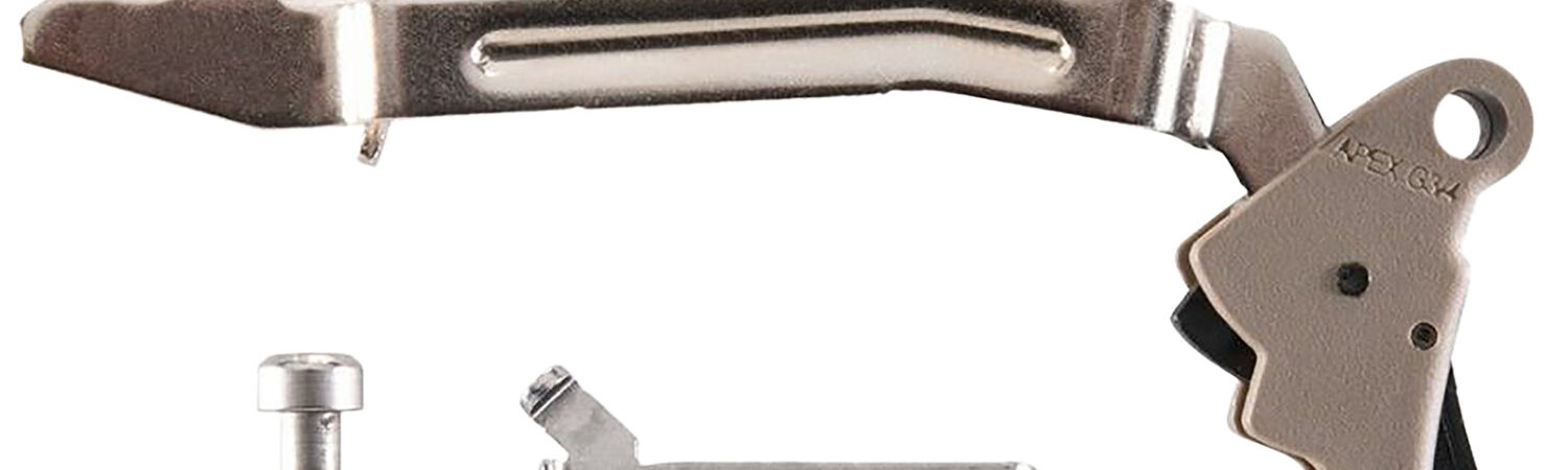 Apex Tactical 102P145 Action Enhancement  Slim Flat Dark Earth Drop-In Compatible w/Glock Gen3-4 17/19/22-27/31/32/33/34/35