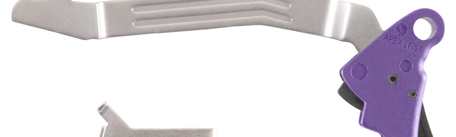 Apex Tactical 102P117PUR Action Enhancement  Slim Purple Drop-In Compatible w/Glock 43/43X/48
