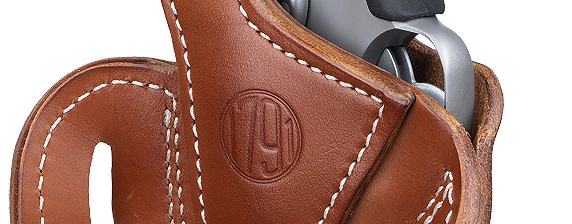 1791 Gunleather RVHX2SCBRR RVHX-2S OWB Size 02S Classic Brown Leather Fits Up to 3" Barrel, K/L-Frame, Belt Slide Right Hand