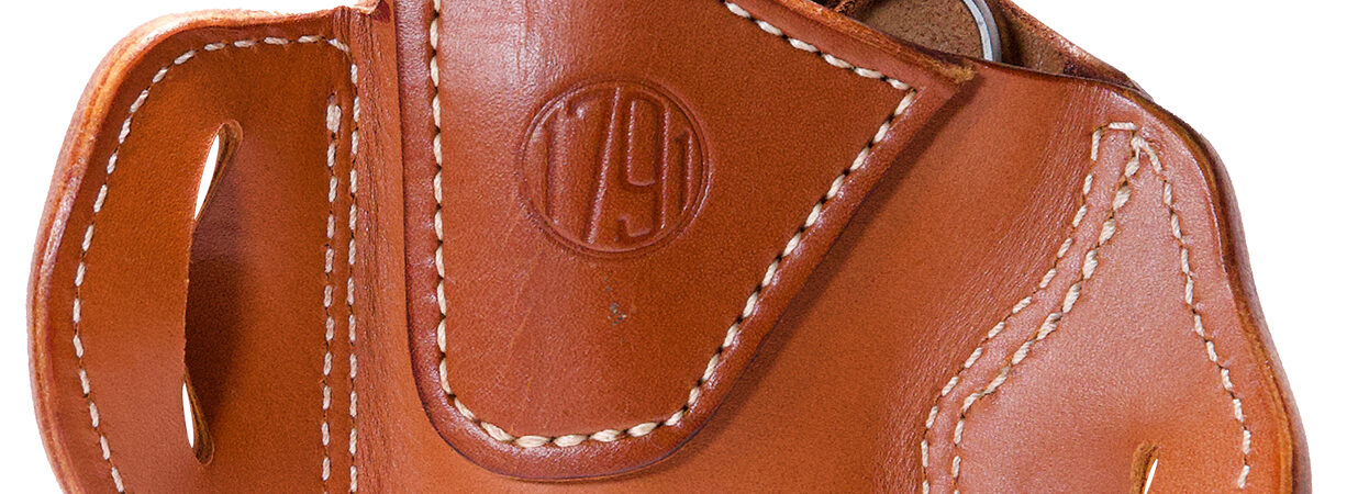 1791 Gunleather RVHX3CBRR RVHX-3  OWB Size 03 Classic Brown Leather Belt Slide Right Hand